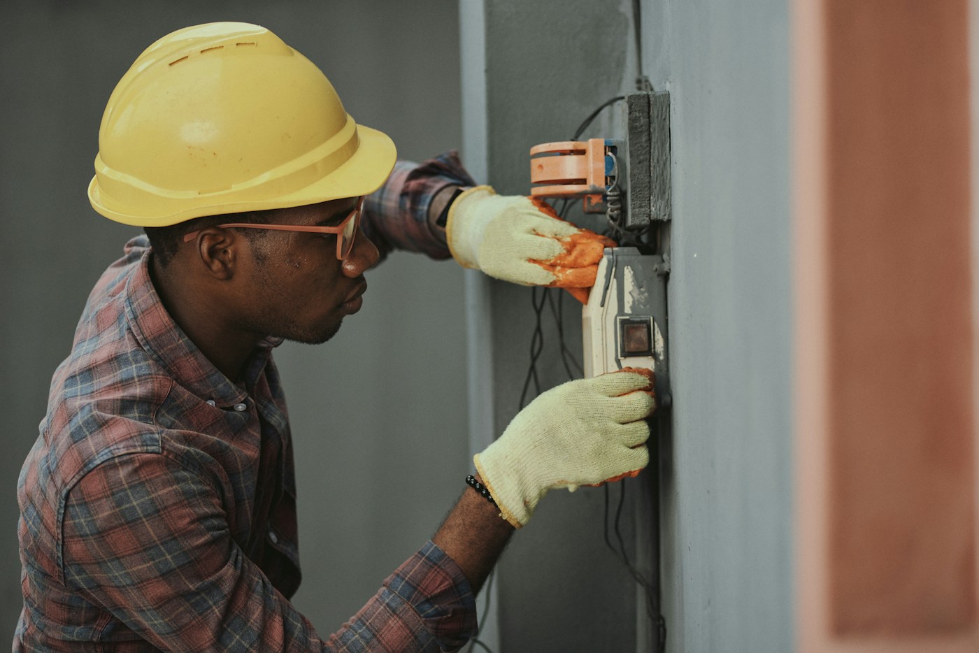 Electrical work in progress